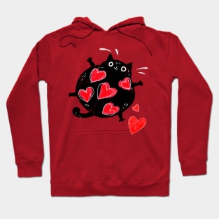 Cat love Hoodie